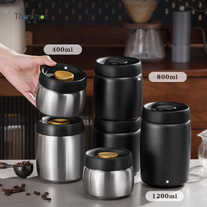 Ensemble de boîtes à thé japonaises multifonctionnelles hermétiques en acier inoxydable Thankhot, trois tailles, pour le stockage du thé en vrac - Product Image 5