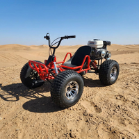 Nouveau design, pédale, pneu large de 10 pouces, karting tout-terrain, personnalisable, 212cc, essence, 4 temps, transmission par chaîne, karting adulte, buggy cross
