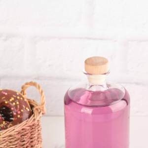 Gran oferta, botellas de vidrio de pedernal alto, 500ml, 750ml de capacidad para café, vino con sabor a Ron, producto más vendido 2023, tapa de uso de gelatina y caramelo - Product Image 4