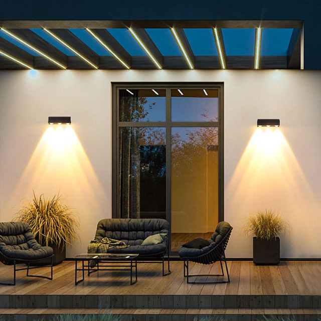 Die-Cast Aluminum Waterproof LED Wall Light, Outdoor Decorative Lighting for Villa Exterior & Garden