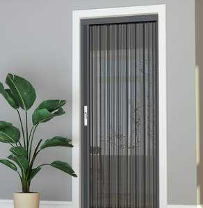<span class=keywords><strong>Puerta</strong></span> de pantalla retráctil personalizada anti-mosquito <span class=keywords><strong>gato</strong></span> perro pantalla invisible de acero dorado aleación de aluminio malla plana <span class=keywords><strong>Puerta</strong></span> de pantalla deslizante - Product Image 4