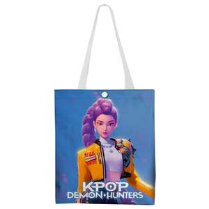 Sac à main Kpopdemon Hunter Pattern 2026 Devil Hunter Movie Merchandise avec design animé style Ins <span class=keywords><strong>pour</strong></span> fille, à porter à la main ou à l'épaule - Product Image 4