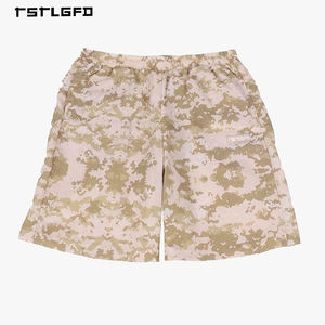 Pantalones Cortos de Camuflaje para Hombre, Estilo Desierto, Corte Holgado, Cintura Elástica, Ligeros, Ropa Urbana, OEM ODM - Product Image 3