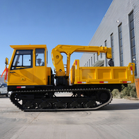 Meilleures ventes CE 8 tonnes Mini dumper sur chenilles pour chantier de construction, travaux de boue et de béton, à vendre