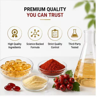 Complément Alimentaire Personnalisé en Gélules pour le Bien-être Cardiaque : Coenzyme Q10 + Oméga-3 + Baie d'Aubépine pour l'Équilibre de la Circulation Vasculaire