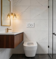 Citerne dissimulée pour WC suspendu – Réservoir de chasse d'eau encastré pour toilettes murales et salles de bain