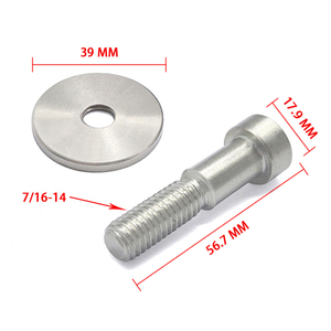 สลักล็อคประตู 38428 แทนที่ 15013147, สลักประตูเหล็กแข็งแบบ Heavy Duty พร้อมแหวนรองขนาดใหญ่สำหรับ Chevrolet GMC - Product Image 4