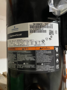 Chất Lượng Cao ZR108KCE-TFD-455 ZR125KCE-TFD-455 ZR125KC-TFD-522 10HP Copeland Scroll Máy Nén - Product Image 5