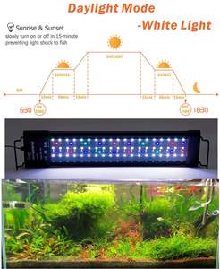Hygger – lumière LED automatique pour <span class=keywords><strong>Aquarium</strong></span>, 30-36 pouces, 7 couleurs, éclairage à spectre complet pour l'eau douce, minuterie intégrée - Product Image 4