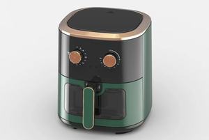 หม้อทอดไร้น้ำมันไฟฟ้าดิจิตอลทรงสี่เหลี่ยมขนาดใหญ่ ความจุเยอะ พร้อมเคลือบสารกันติด ผลิตจากอลูมิเนียมอัลลอยด์ 8.1-10.0 ลิตร สำหรับใช้ในครัวเรือน ขายส่ง - Product Image 2