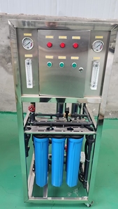 Système de traitement de l'eau ZWT sans réservoir, petit et économique, 250 L/H, avec filtration par membrane RO de première étape et composants essentiels en sable et PP - Product Image 5
