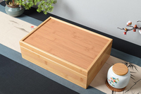 Plateau en bambou personnalisé à six compartiments avec gravure laser pour la décoration de la maison à l'occasion de la remise des diplômes et du Nouvel An