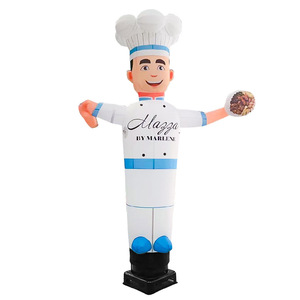 Modello Gonfiabile Personalizzato a Forma di Uomo che Saluta, Sky Dancer Pubblicitario per Cerimonie di Apertura, Gonfiabile di Benvenuto del Dio della Ricchezza - Product Image 6