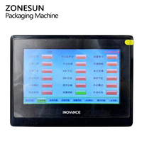 Máquina de Llenado y Sellado Ultrasónico Automática de Alta Velocidad ZONESUN ZS-FSFM2, Vertical, Cuantitativa, de 2 Carriles, para Bolsas Pequeñas de Gránulos