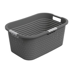 <b>Laundry</b> <b>Basket</b> Country 40 L <b>Wicker</b> Design With Handles For <b>Laundry</b> Storage - Product Image 1
