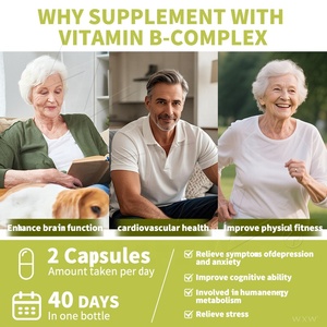 Capsules de <span class=keywords><strong>Vitamine</strong></span> B Complexe à Haute Absorption à <span class=keywords><strong>Prix</strong></span> Réduit, 60 Capsules Végétaliennes, Mélange Bioactif <span class=keywords><strong>B1</strong></span> <span class=keywords><strong>B6</strong></span> B12, Formule Premium, Stimule l'Énergie - Product Image 5