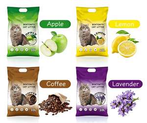 Bentonit-Klumpstreu für Katzen, Agglomerierter Katzensand, Geruchskontrolle, Biologisch Abbaubar, Spülbar, Umweltfreundlich - Product Image 2