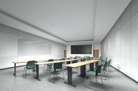Table pliante moderne et portable, gain de place, bureau à domicile, table pliable légère, rangement facile, table de réunion et de formation pliable