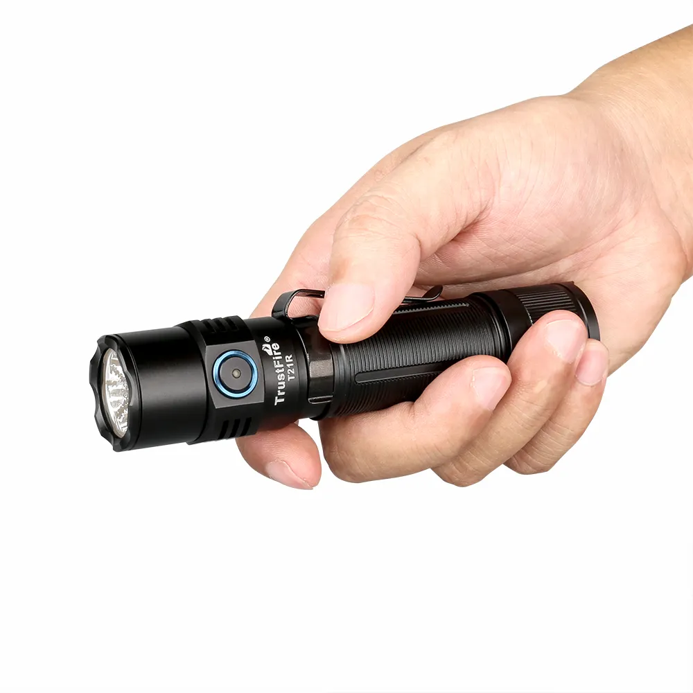 TrustFire T21R Strong Aluminum Body Torches 2600 lumens shockproof tactical rechargeable Flashlight