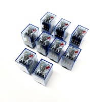 Relais de démarreur de compresseur de réfrigérateur HH52P HH54P HH53P HH62P LY4N12v 24v 110v 220v 5A