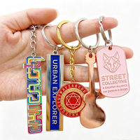 Porte-clés personnalisé 3D en alliage de zinc Vente en gros Londres Paris New York Sydney Souvenir de voyage Porte-clés en métal