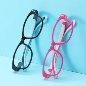 Óculos de bloqueio de luz azul para crianças, óculos flexíveis e confortáveis de silicone tr +
