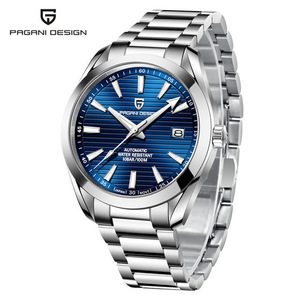 Berjani <b>Mechanical</b> <b>Watch</b> Stainless Steel Automatic Water Resistant Men's <b>Watch</b> PD-1688 - Product Image 5