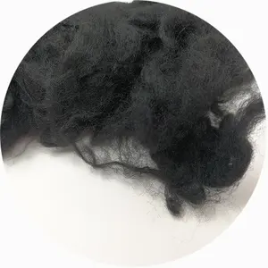 0.8D*38mm Nylon Pa6 Black Nylon Fiber Hair