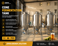 Cuve de brassage 500L Bright Beer Tank (BBT) en acier inoxydable sanitaire pour la clarification et le service de la bière prête à l'emploi