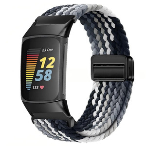 สายนาฬิกาไนลอนแม่เหล็กแบบปรับได้คุณภาพพรีเมียมจาก Win-Win Wholesale สำหรับ Fitbit Charge 6 5 4 3 - Product Image 3