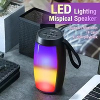Nuevo Altavoz Inalámbrico Portátil para Juegos con Luces LED de Colores, Altavoz Inteligente Multifuncional para Fiestas al Aire Libre