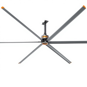 Ventilateurs de plafond industriels RTFANS 6,1 m (20 pieds) - Bon prix, économie d'énergie, avec plaque en aluminium et moteur PMSM - Product Image 2