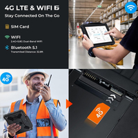 Tableta resistente con Windows de 10/12 pulgadas 12TH, 12 °, 2 °, 2/i7, 8GB/16GB de RAM, con base, tableta resistente con Windows I5 I7, RS232