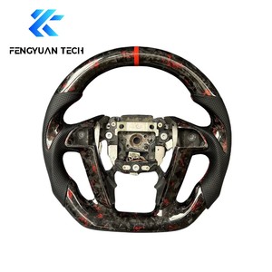 พวงมาลัยคาร์บอนไฟเบอร์แบบฟอร์จสปอร์ตสั่งทำพิเศษ พร้อมไฟ LED และวัสดุอัลคันทาร่า สำหรับรถยนต์ฮอนด้า แอคคอร์ด คูเป้ รุ่นที่ 8 ปี 2007 2008 2009 2010 2011 2012 2013 - Product Image 6