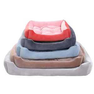 Cojín Protector de Muebles para Mascotas, Extraíble, de Terciopelo, 50*37cm, para Perros y Gatos, Cama Moderna y Relajante con Tapete de Sofá, Diseño Sólido - Product Image 2