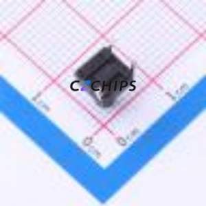 TS669CJ 250gf 009 Tactile Switch Through hole-4P,6x6mm Switch Single Pole Single Throw Round Button 2.5N Through Hole - Product Image 2