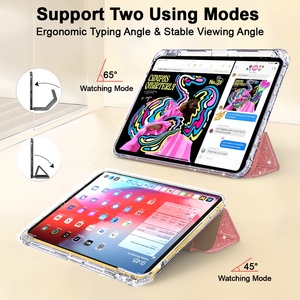 Custodia per Tablet Smart per <span class=keywords><strong>Apple</strong></span> <span class=keywords><strong>iPad</strong></span> di decima generazione 2022 magnetica trasparente <span class=keywords><strong>Cover</strong></span> posteriore per <span class=keywords><strong>ipad</strong></span> air 11 M2 M3 2024 2025 - Product Image 5
