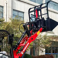 Wiseman Hoftrac Traktor lader Frontal Compact Mini Front Gelenk lader 0,8 Tonnen 1 Tonne 2 Tonnen 1,5 Tonnen Mini-Radlader