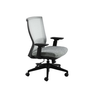 Mesh Executive Swivel Computer Task <strong>Chair</strong> Plastic Ergonomic Mesh <strong>Office</strong> <strong>Chair</strong> with <strong>Adjustable</strong> <strong>Arms</strong> and Thick Padding Seat - Product Image 3