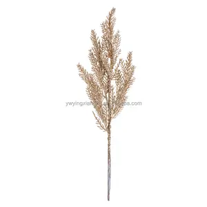 PE White Cuttings Simulation Green Plants Christmas Rattan Accessories Wreath Decoration Plastic Material for Tree Decorations