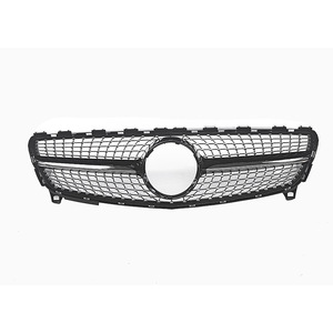 กระจังหน้าลายดาว Mercedes-Benz A-Class W176 วัสดุ ABS อะไหล่เปลี่ยนกันชนหน้า - Product Image 2