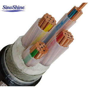 Kabel Daya 16mm <span class=keywords><strong>3</strong></span> 4 inti Kabel Berlapis Baja Tegangan Menengah Tekanan Tinggi Konduktor Tembaga Berisolasi PVC/XLPE - Product Image 1