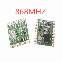 Modul Transceiver RF RFM69HC RFM69HCW yang Dapat Diprogram 433Mhz 868Mhz 915Mhz HopeRF ASLI