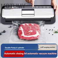 KOTUMY AP-18 petit plastifieuse domestique avec double pompe automatique scellage sous vide A3 format de papier conservation des aliments 100-240V