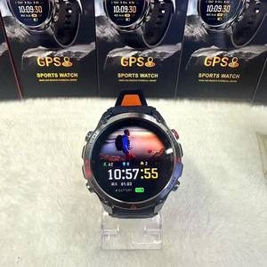 Nuevo Reloj Inteligente HT37 GPS AMOLED de Silicona con Posicionamiento de Seis Estrellas para <span class=keywords><strong>Llamadas</strong></span>, Resistente al Agua 3ATM, Reloj Deportivo para Exteriores - Product Image 2