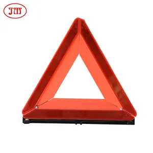 Haute Visibilité Sécurité Routière Rouge Triangle D&#39;avertissement Réfléchissant Pour Voiture