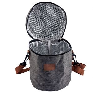 Sac isotherme rond léger et portable, imperméable, pour pique-nique et repas en plein air - Product Image 3
