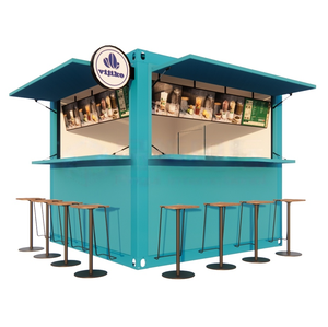 Contenedor Prefabricado de 10 pies para Comida Rápida, Quiosco de Café, <span class=keywords><strong>Bar</strong></span>, Oficina en Casa, <span class=keywords><strong>Bar</strong></span> al Aire Libre - Product Image 3