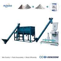 Machine automatique de fabrication d'adhésif pour carrelage à base de mélange sec avec convoyeur à vis pour mortier EIFS et mortier EPS pour entreprises