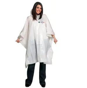 Cheap price of one time use regenponcho emergency disposable LDPE plastic waterproof raincoat poncho